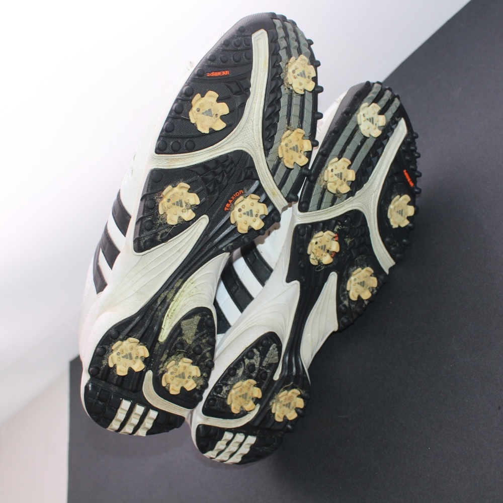 Adidas Adiwear Traxion 7 Cleat Leather Golf Shoes - Picture 6 of 6